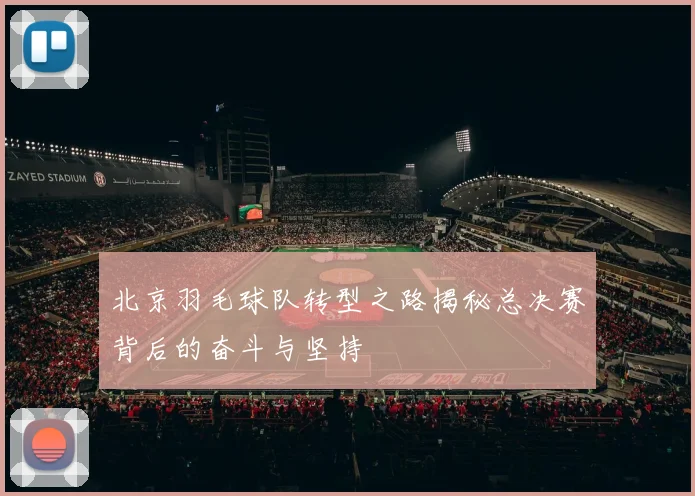 北京羽毛球队转型之路揭秘总决赛背后的奋斗与坚持