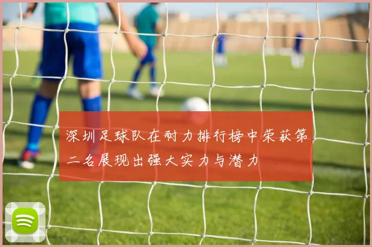 深圳足球队在耐力排行榜中荣获第二名展现出强大实力与潜力